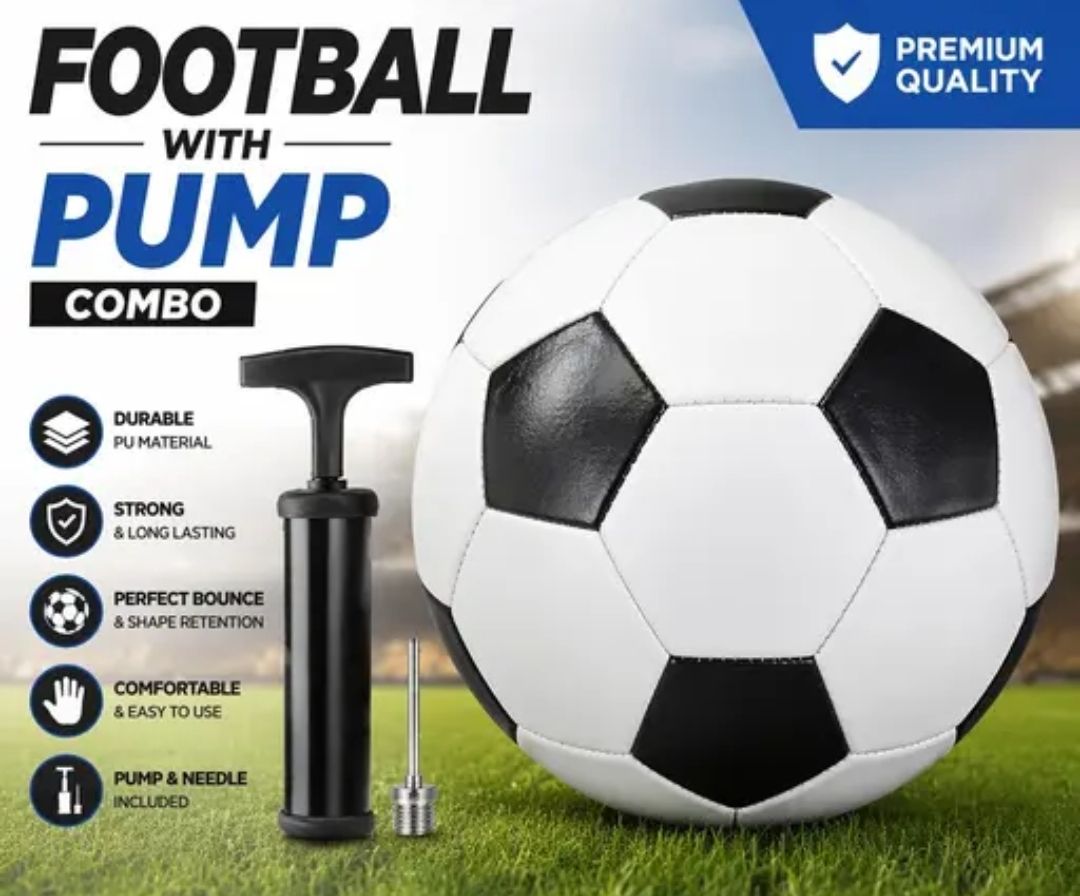 tsh Rakby football with free air pump and pin Rugby Ball - Size: 5-picture-33