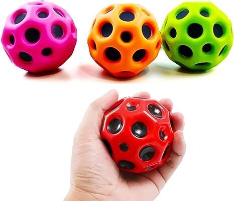 Bouncing Moon Ball for Kids with Soft Rubber Bounce Ball Crazy Ball Handball-image-31