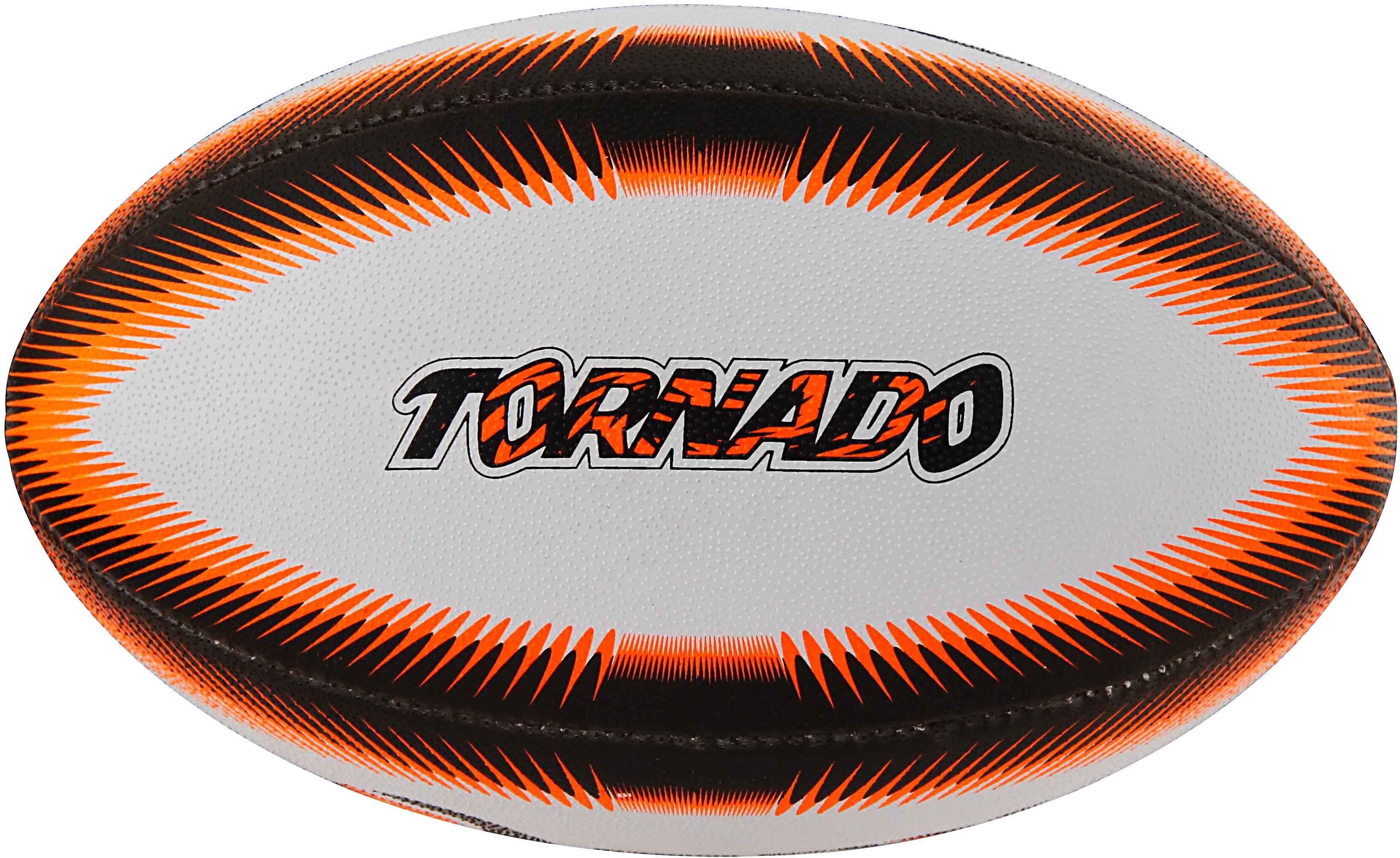 Tornado 3Ply Synthetic Rubber Top Grade Rugby Ball Size 5 Rugby Ball - Size: 5-image-45