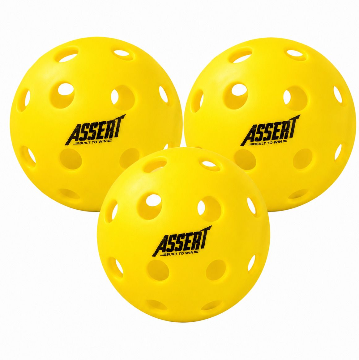 Premium Pickleball Balls Set of 3, 40 Hole Pickleball Basic Balls, Ideal for All Pool Ball-image-7