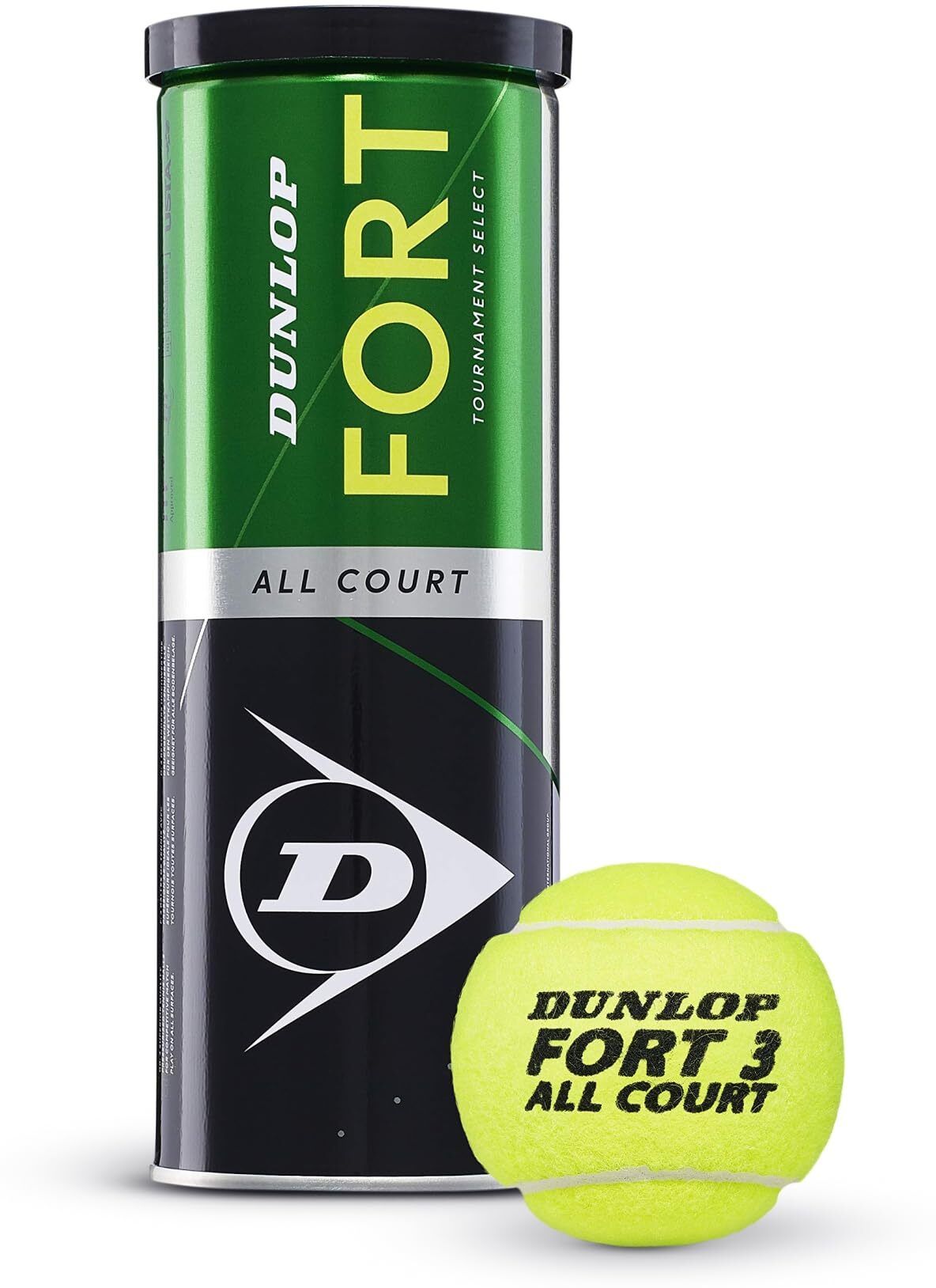 dunlop Fort All Court 1 Can (3 Balls/Can) Tennis Ball-picture-15