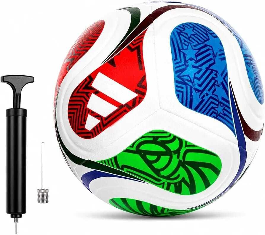 Official Size 5 Football 2026 with Free Air Pump & Needle | Basketball - Size: 5-image-24