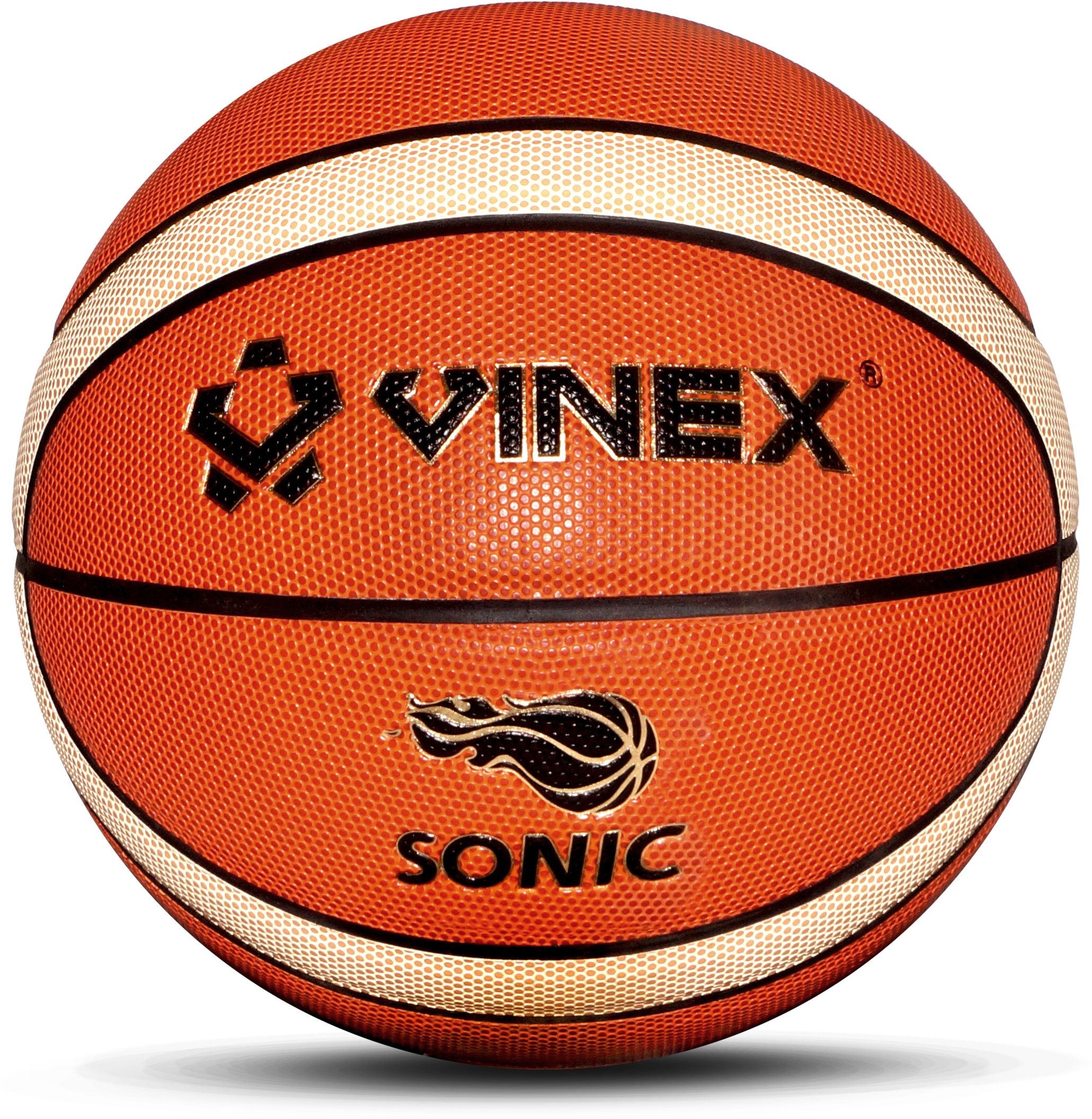 vinex Sonic Basketball Pasted Ball with PU Surface, Butyl Bladder & Nylon Winding Basketball - Size: 7-picture-11