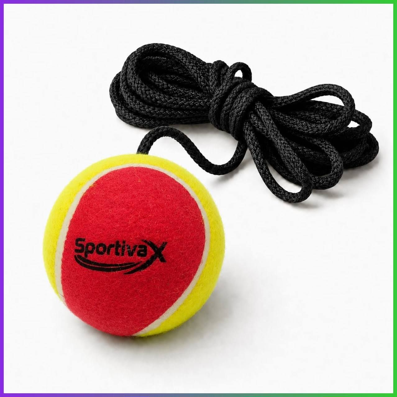 sportivax Soft Medium Indoor/Outdoor Cricket Training Ball-picture-4