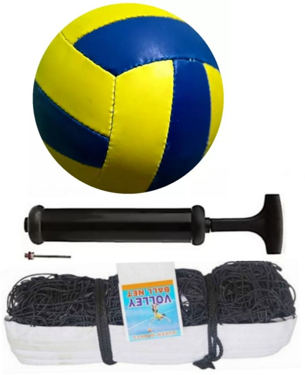 classic plain yb volleyball with net and air pump mr8 Volleyball - Size: 4-image-44