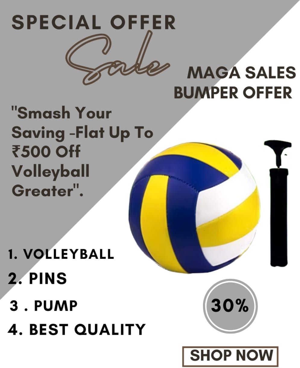 Soft Rubber Volleyball Size-4 And Air Pump Official Size And Weight ( Pack Of 2) Volleyball - Size: 4