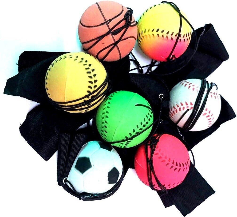 Yo Yo Toy Ball for Kids Ball Play Set Adjustable Wrist Band Color May Different Handball