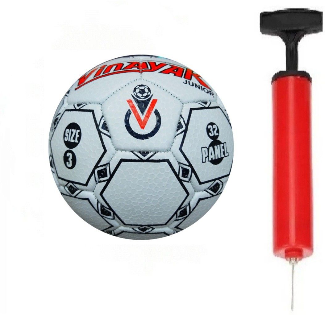 kids white football size 3 with air pump TY13 Football - Size: 3