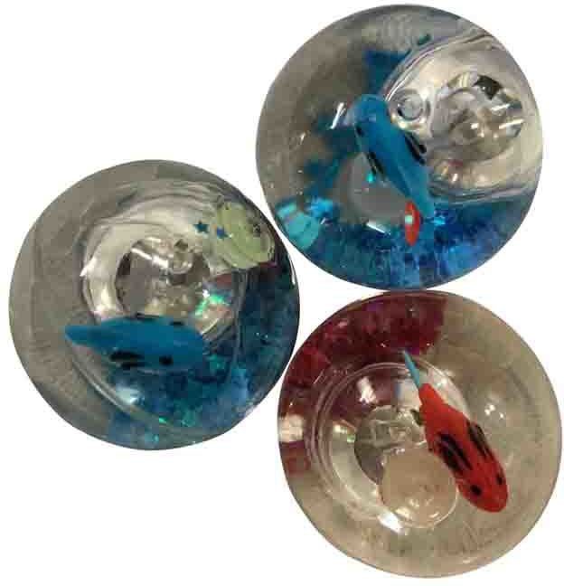 Bouncing Luminous Led Flashing Rubber Ball Anti-Stress Gift Toys for Children Handball