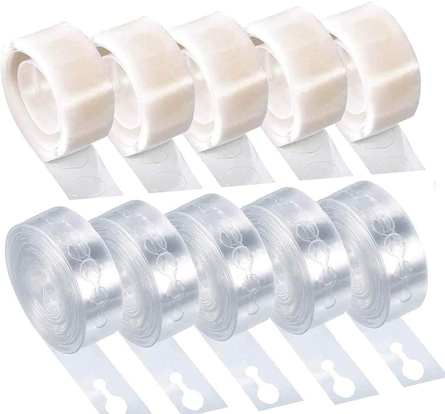 bash n splash Solid 10 Roll Balloon Garland Strip Decoration Arch 80Ft, 500 Balloon Dot Glue Sticker Balloon-picture-26