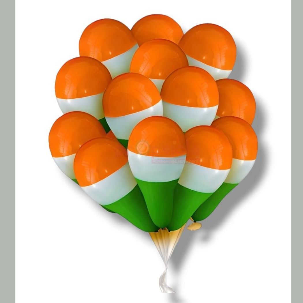 digsmorden Solid 50 Pcs Tricolour Balloons Independence day_01 Balloon-picture-45