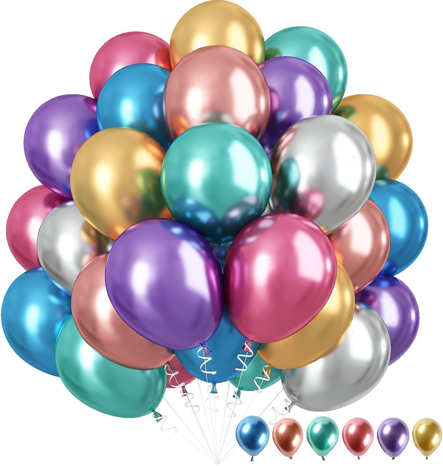 theurbancrest Solid Premium Quality Balloons for Birthday Party Decoration Balloon Pack Balloon-picture-15