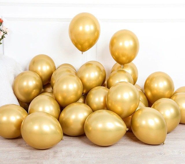 Solid HD Metallic Balloons Birthday Anniversary Christmas BabyShower House Party Decor Balloon-image-37