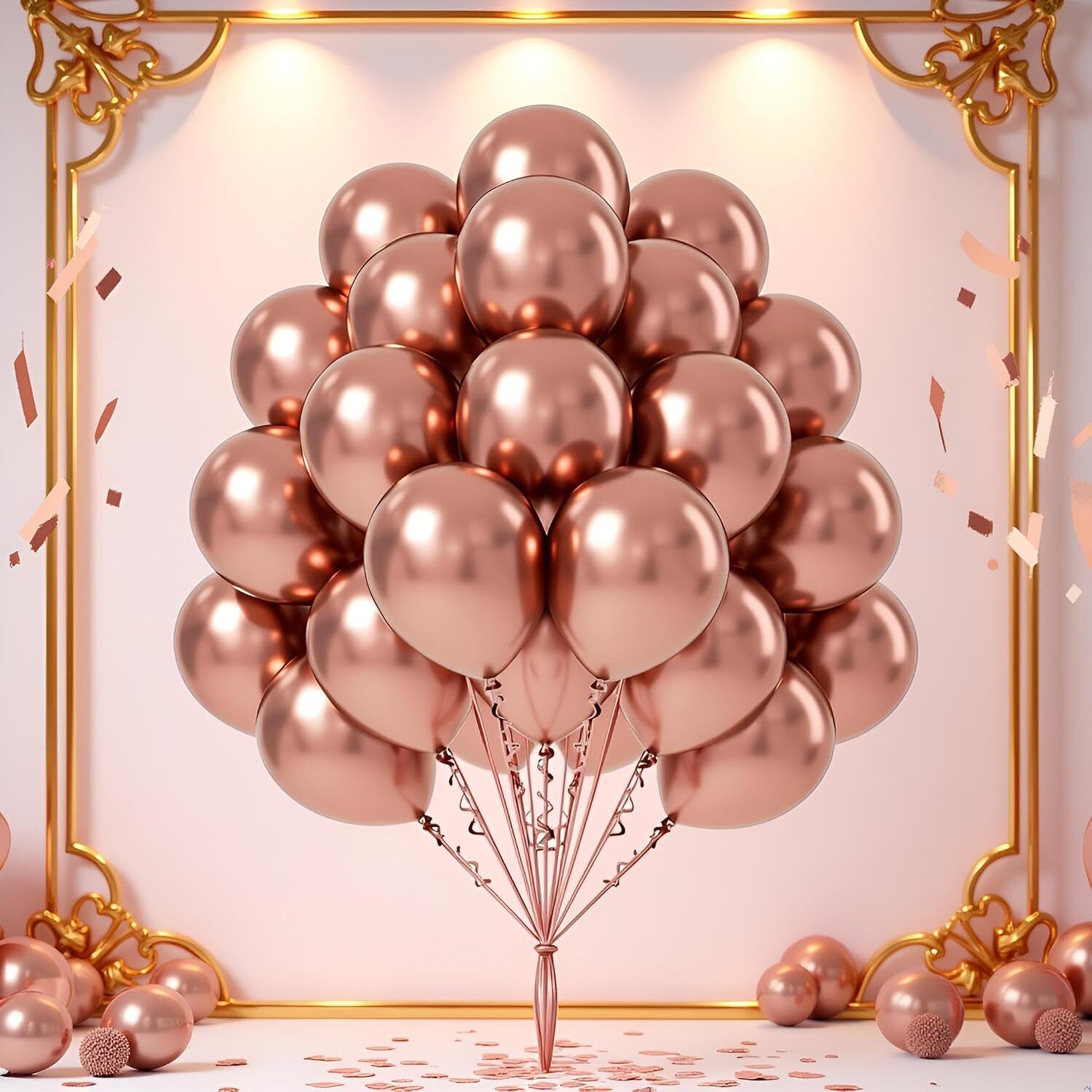party junction Solid Metallic Chrome Balloons for Birthday decoration celebration Balloon-picture-0