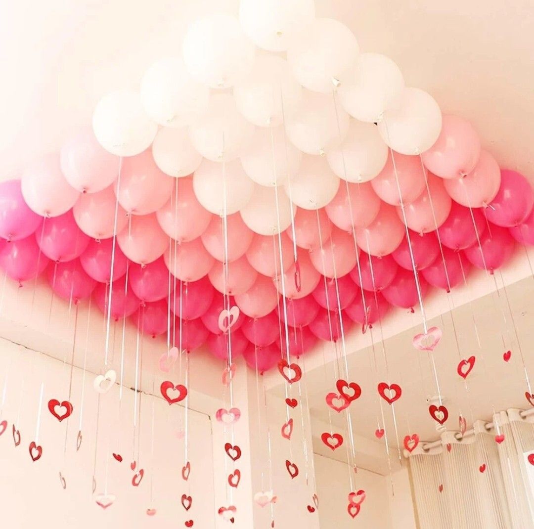 mosclue Solid Hd/Metalic 50 Balloon Red,pink,White For Kids/Adult/Party/Birthday Decorations Balloon-picture-16