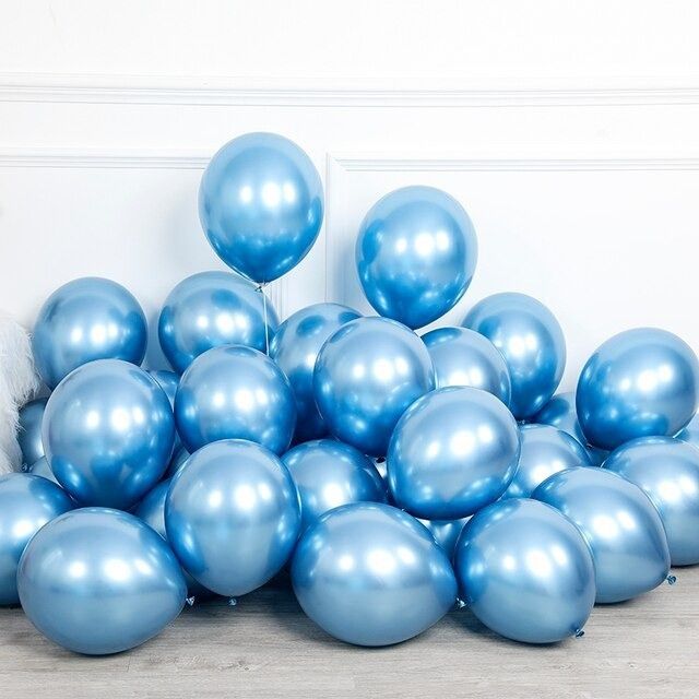 elegant lifestyle Solid HD Metallic Balloons Birthday Anniversary Christmas BabyShower House Party Decor Balloon-picture-20