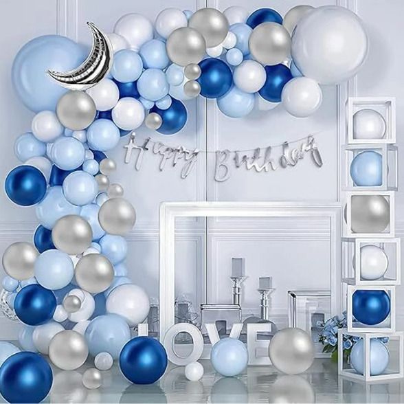 Solid Happy Birthday Decoration items Balloons for Bday Decoration Kit-image-16