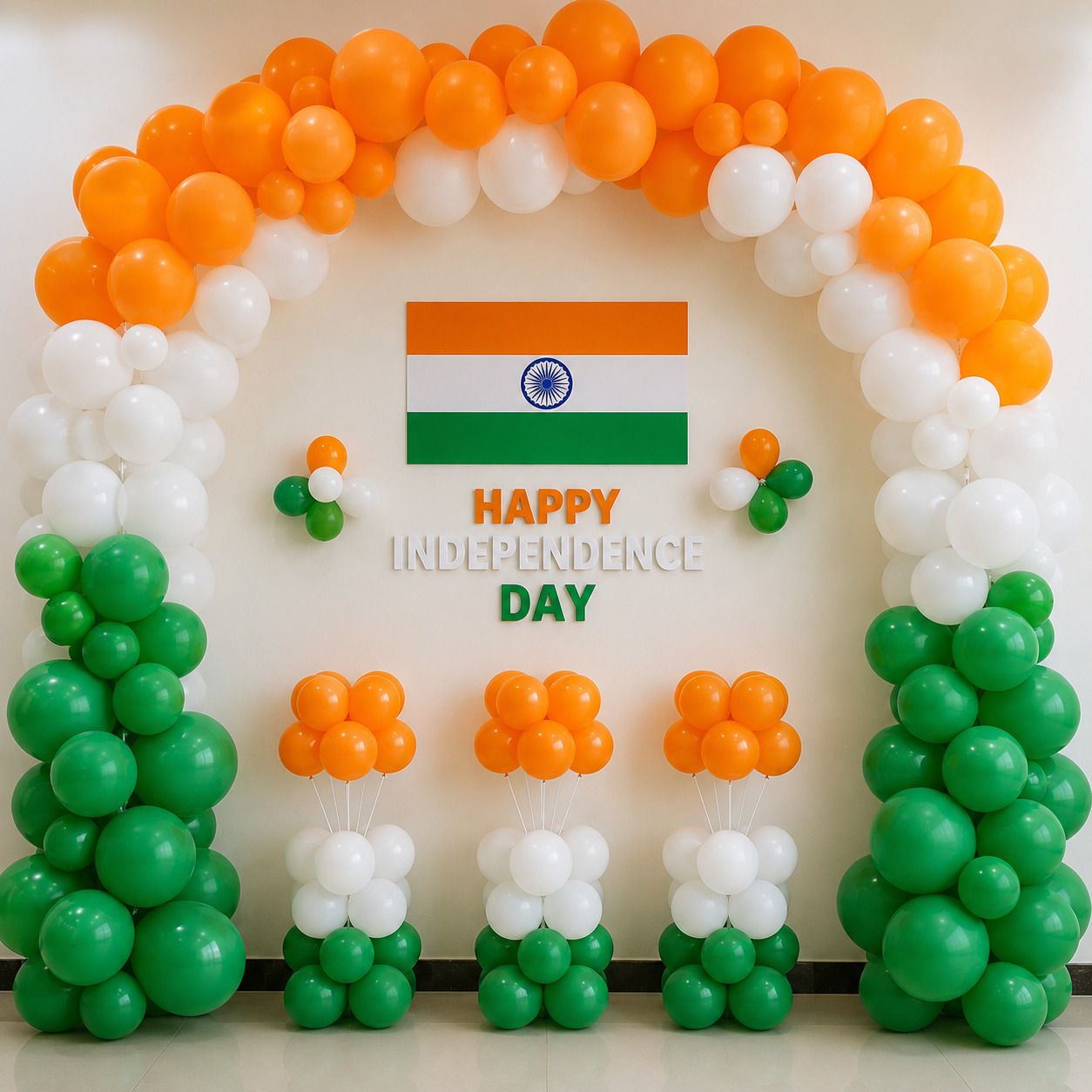 jaanki decorations Printed Tricolour balloons for Independence day and Republic day decoration combo Balloon-picture-40