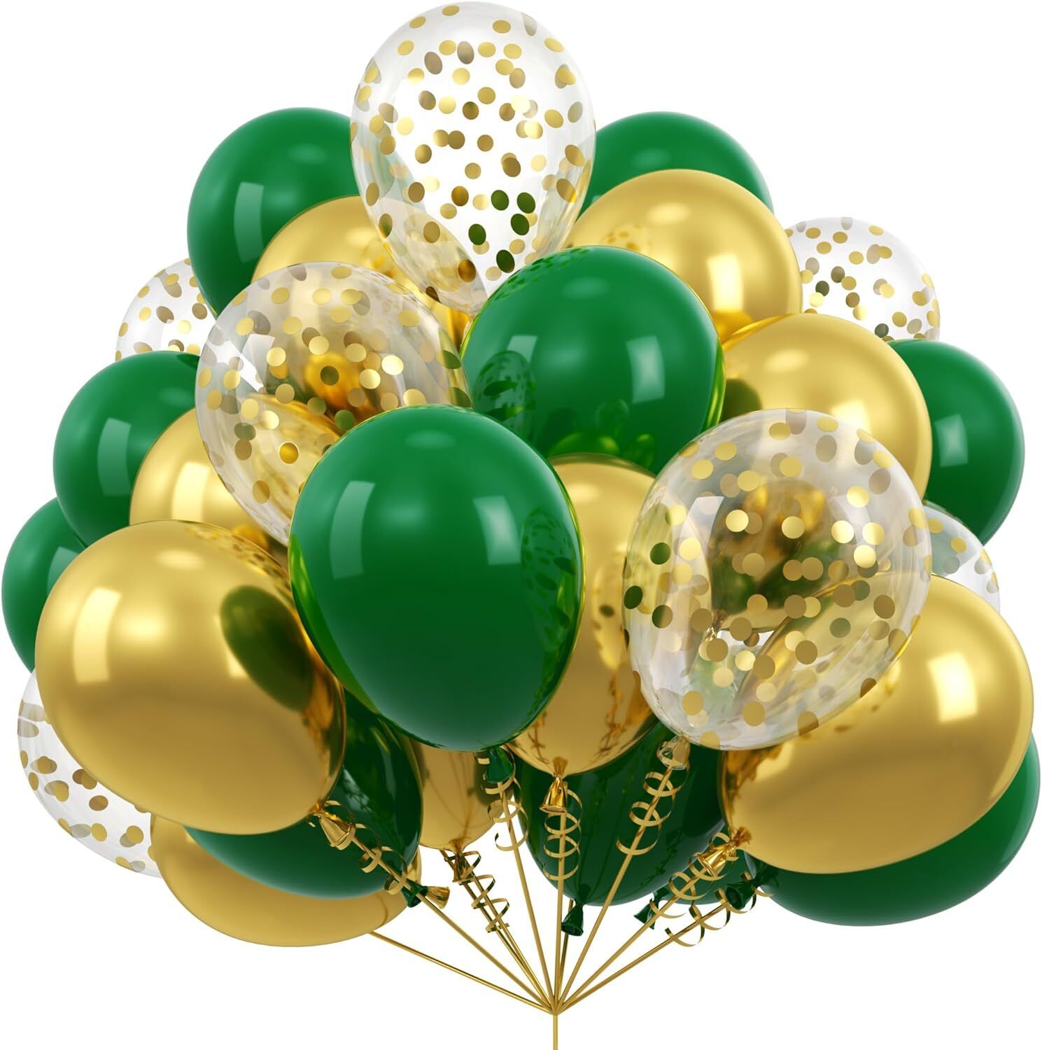 Solid Green Gold Balloon For Birthday Decoration Balloon-image-25