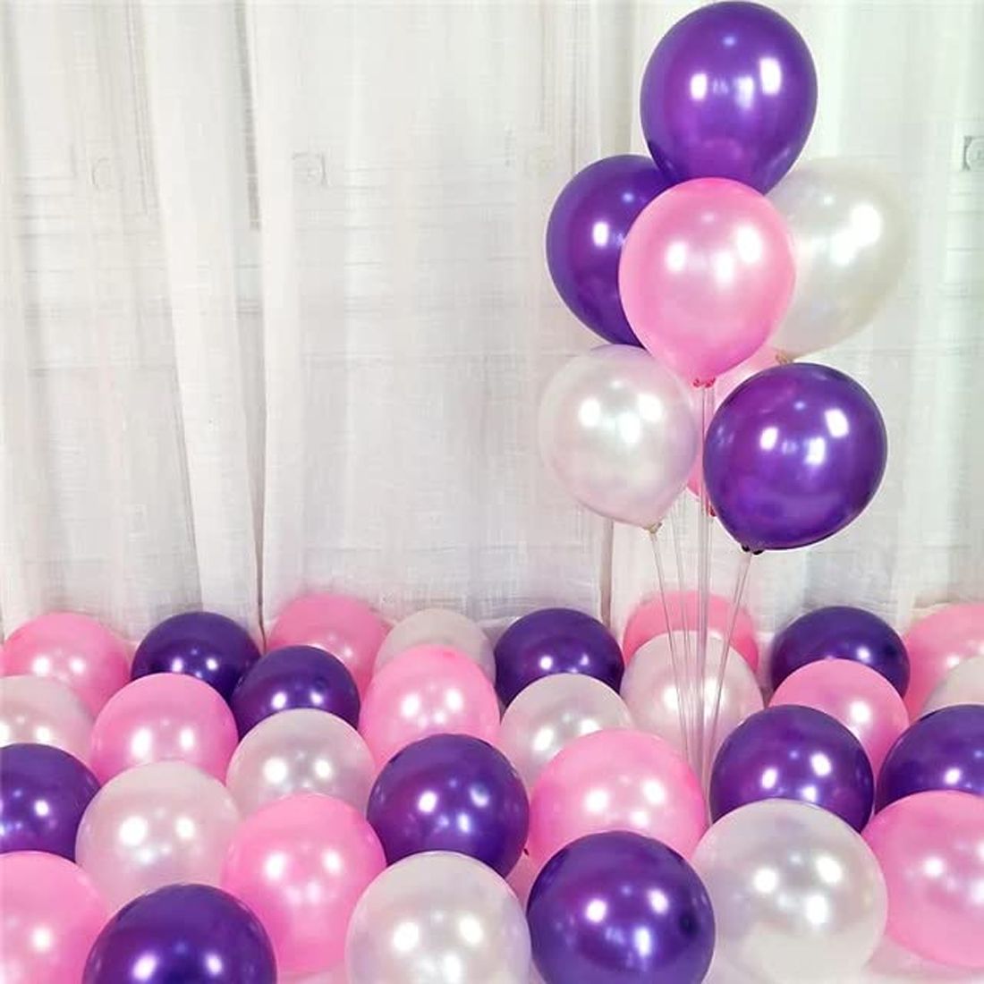 soi Solid HD Metallic Toy Balloons Pink purple White for Anniversary, Wedding, Party Balloon-picture-31