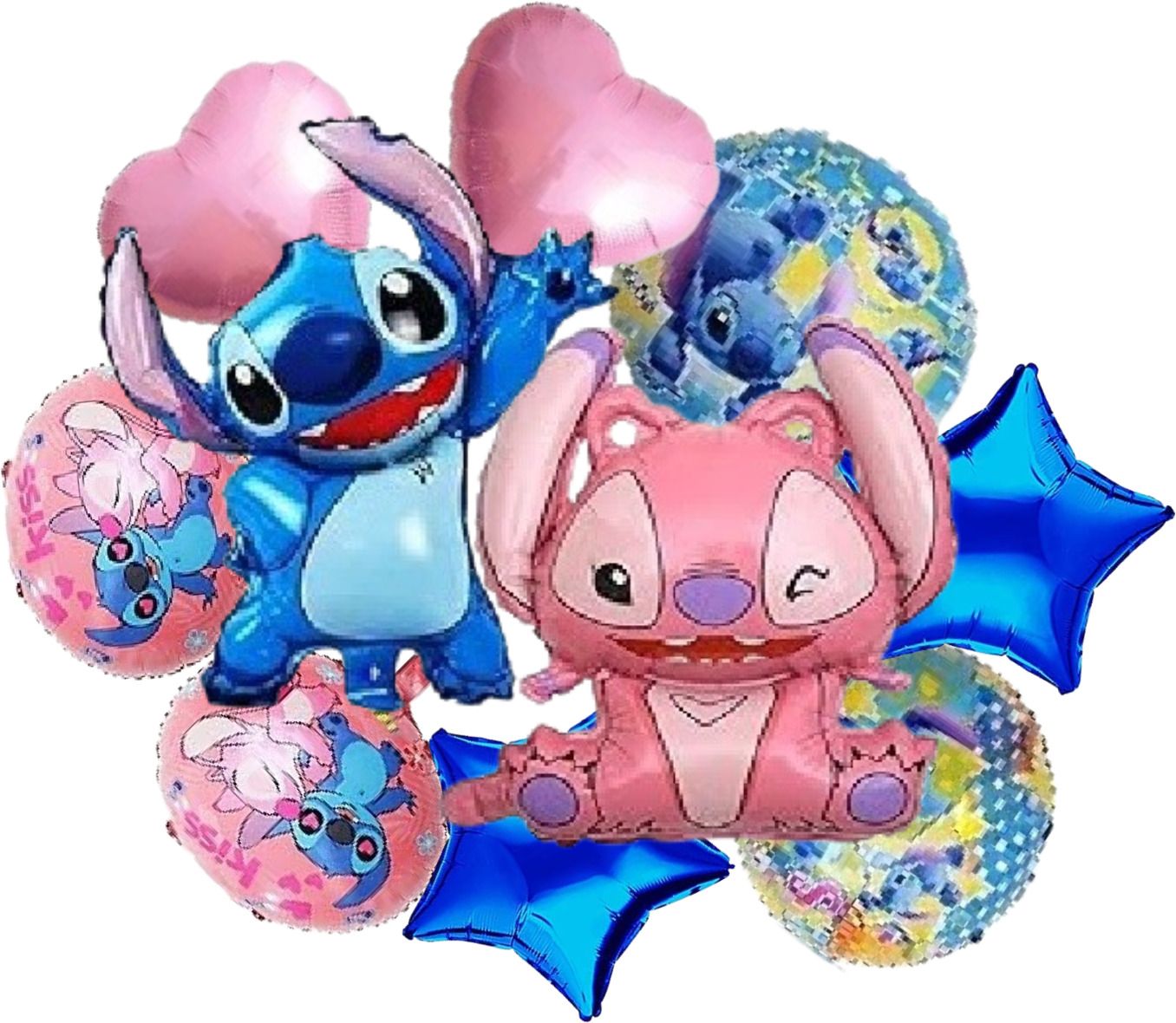 Printed Lilo and Stitch Foil Balloon Set for Birthday Party Decoration Balloon-image-48