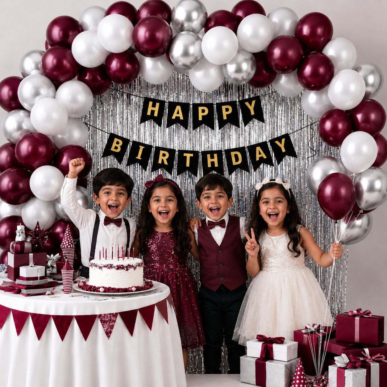 yahyah decor Solid Happy Birthday Decoration Items For Girls Boy Balloons For Decoration Balloon-picture-43