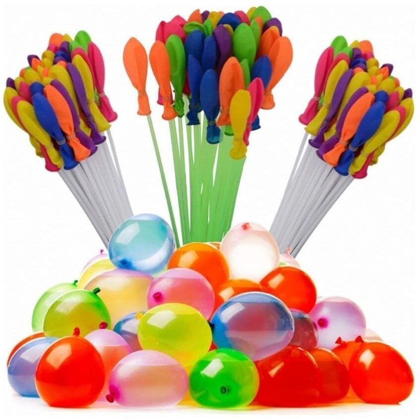 Printed Holi Water Balloons-111 PCS Magic Water Multicolour Hassle Free Celebration Balloon-image-42