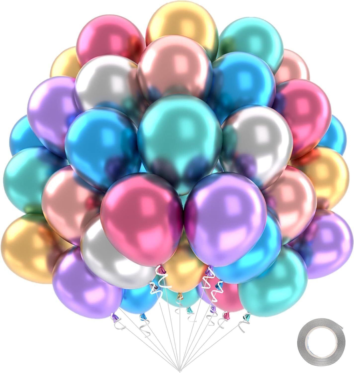 theurbancrest Solid Premium Color Balloons for Birthday Decoration Balloon Arch Party Pack Balloon-picture-16