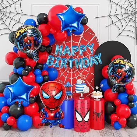 aniloons Solid Spider-Man Birthday Party Decoration Set. Balloon-picture-11