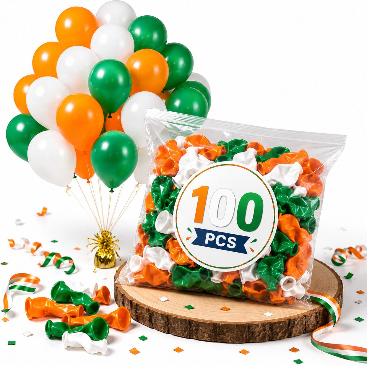 as toys Tricolor 100 Pieces Party Balloons 8inch-picture-40