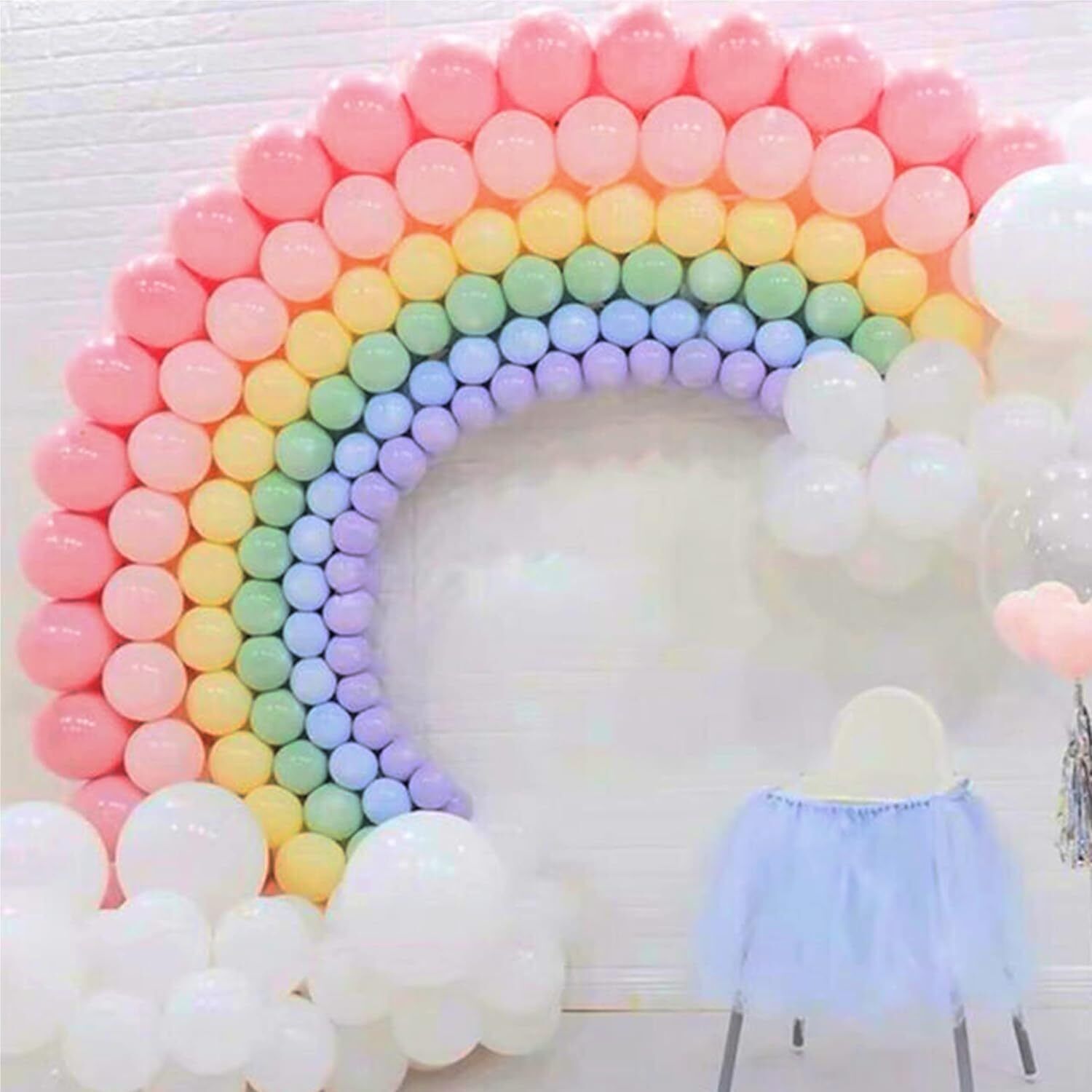 poptheparty Solid Multi Color Pastel Balloons for Birthday,Weddings,Engagement,Welcome Baby Décor Balloon-picture-15