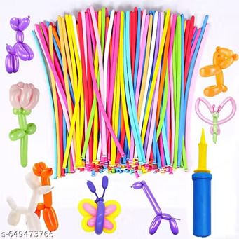 Solid 100 pieces clown balloon Twister-image-36