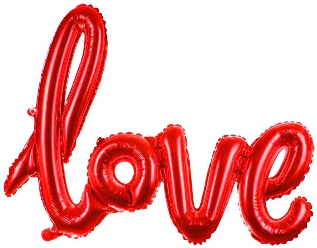 party midlinkerz Solid Love Birthday Foil Decoration for loved Ones, Wife, Husband,Boyfriend,Girlfriend Balloon-picture-12