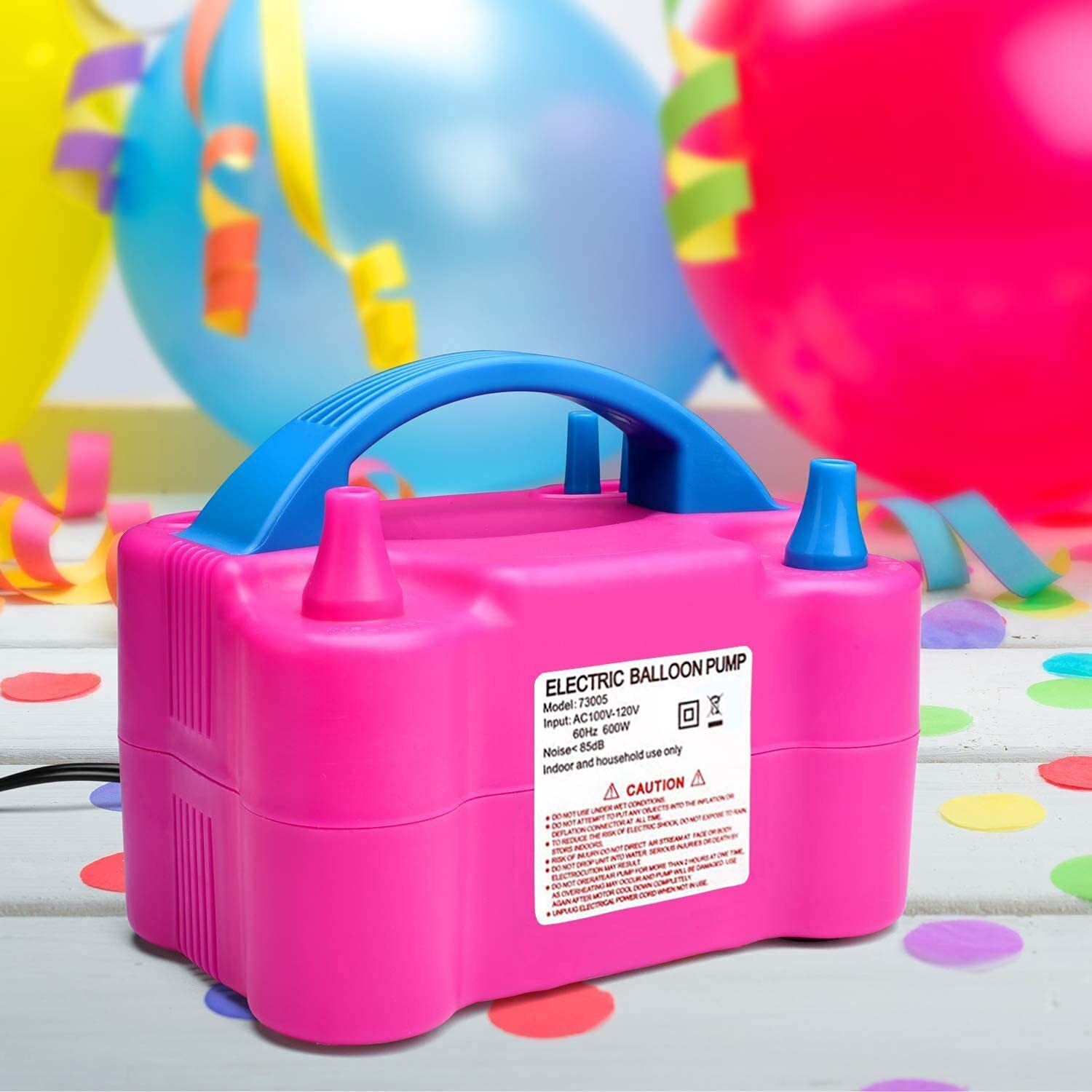 swashtkon Dual Nozzle Air Blower for Birthday Decoration Kit | Balloon Pump-picture-39