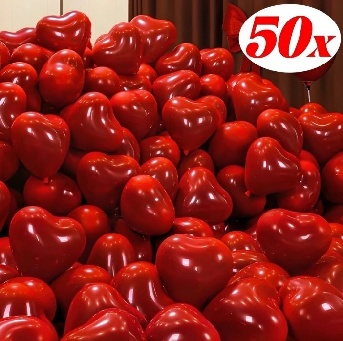 Solid Red Heart Balloons Balloon-image-31