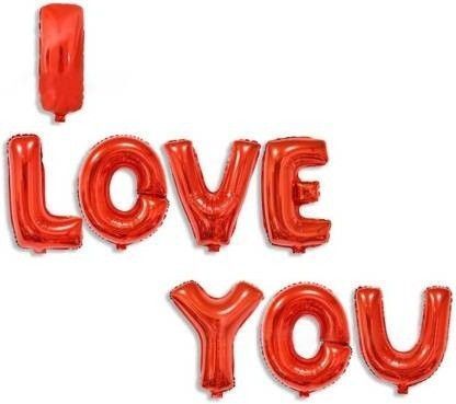 Solid NEW I LOVE YOU Letter Balloon-image-25