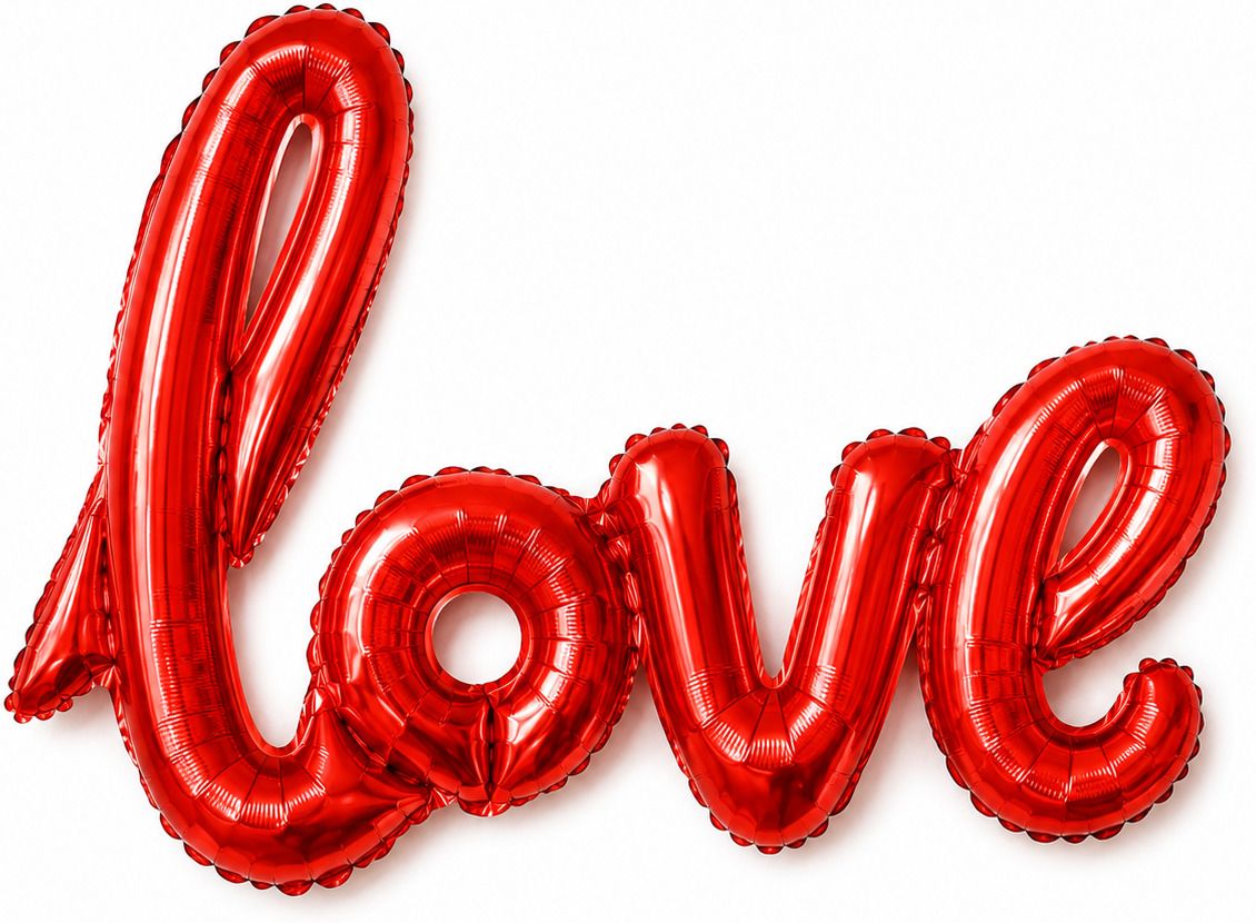 jd party decor Printed Love Foil Balloon 16 Inch Red Anniversary, Proposal & Valentine's Day Decoration Airwalker-picture-10