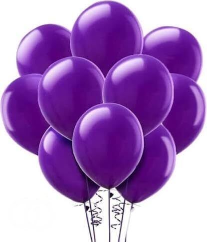 smvdt Solid Metallic Balloons for Birthday Decoration | Latex Party Balloons Home Decor Balloon-picture-40