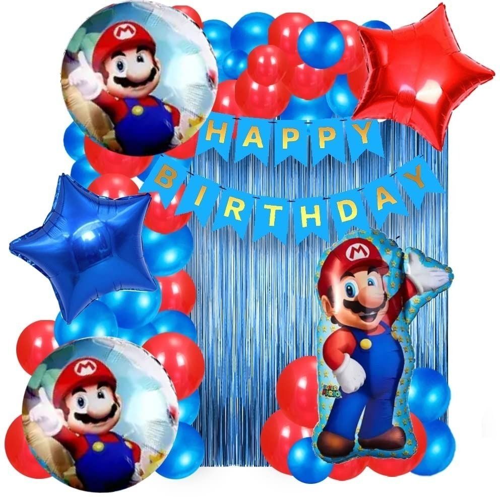 poptheparty Printed mario kit birthday decoration Balloon-picture-14