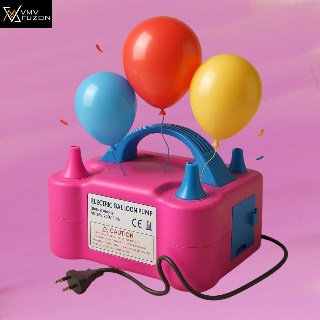 Solid Electric Balloon Air Blower Pump Portable Inflator Dual Nozzle Machine NR60 Balloon