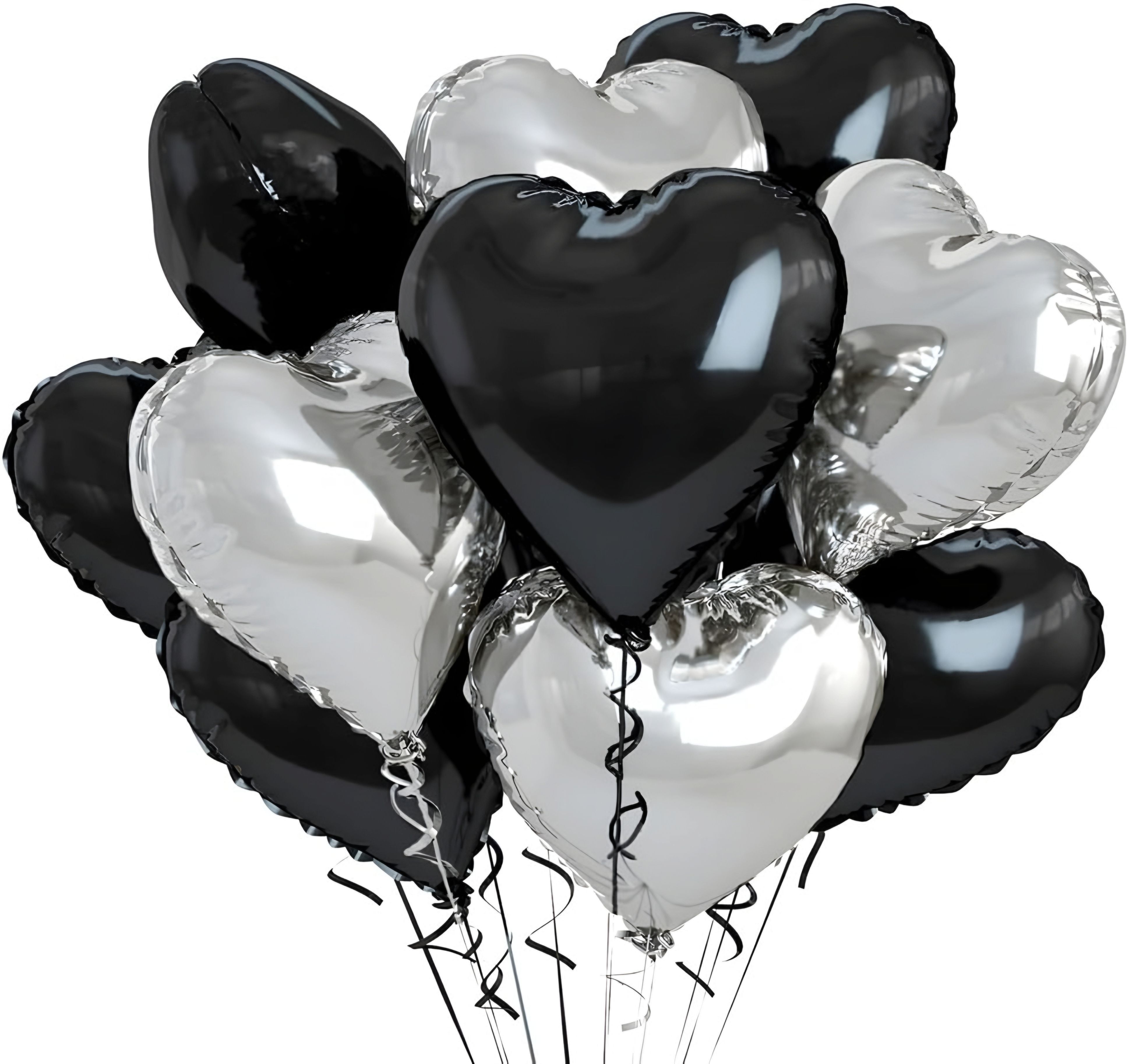 Solid Heart Foil Balloon Decoration Kit for Valentine Night Balloon-image-31