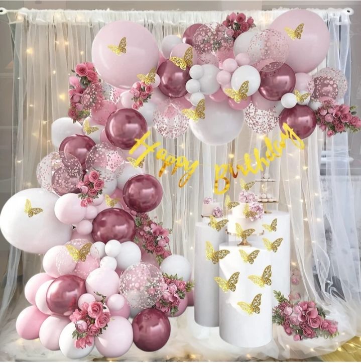 flipzone Printed Birthday Decoration Item for Girls. (Set of 75) Balloon-picture-17