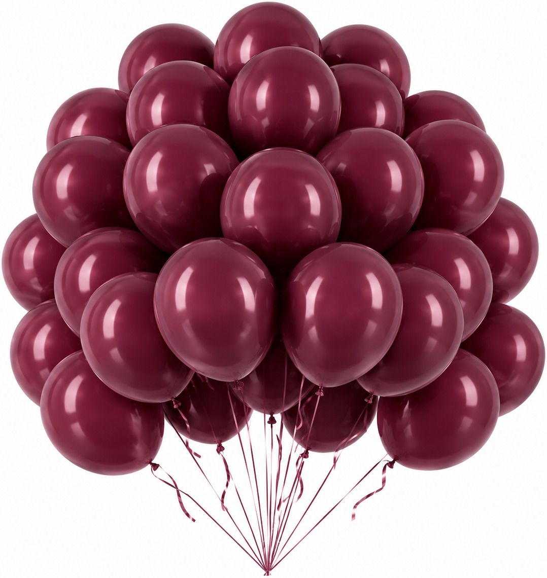 savira creation Solid LATEX50-MAROON Balloon-picture-33