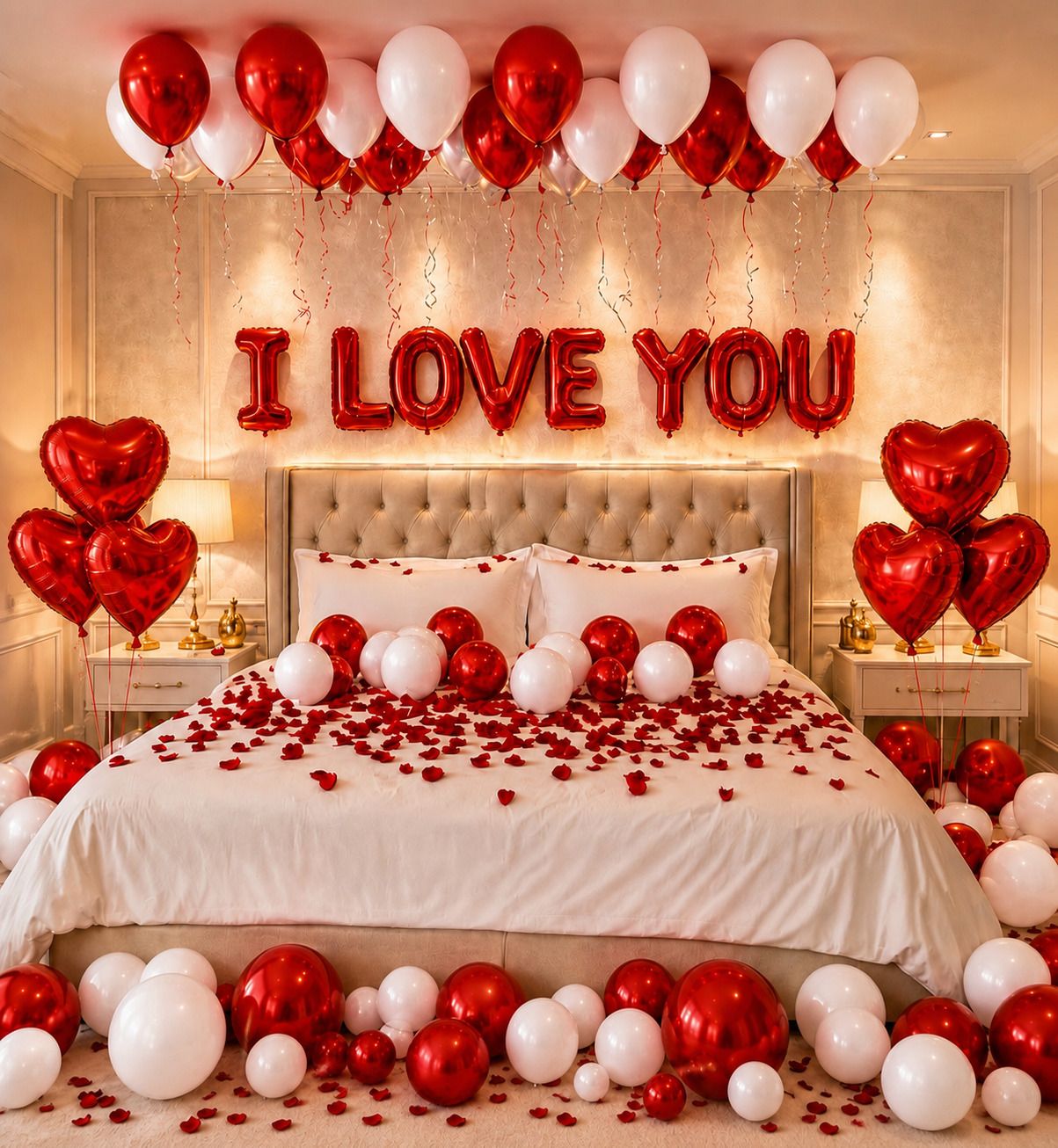 tigorik Solid I Love U Kit Decoration 37 Pcs Balloon-picture-11