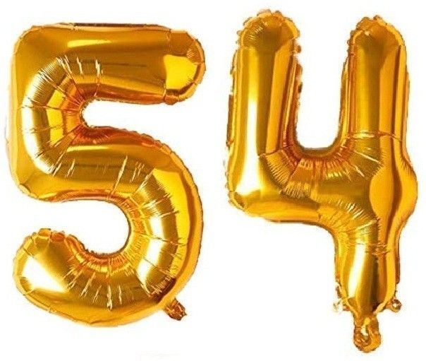Solid NEW 54' (FIFTY-FOUR) Number/Digit/Numerical Foil balloon Letter Balloon-image-10
