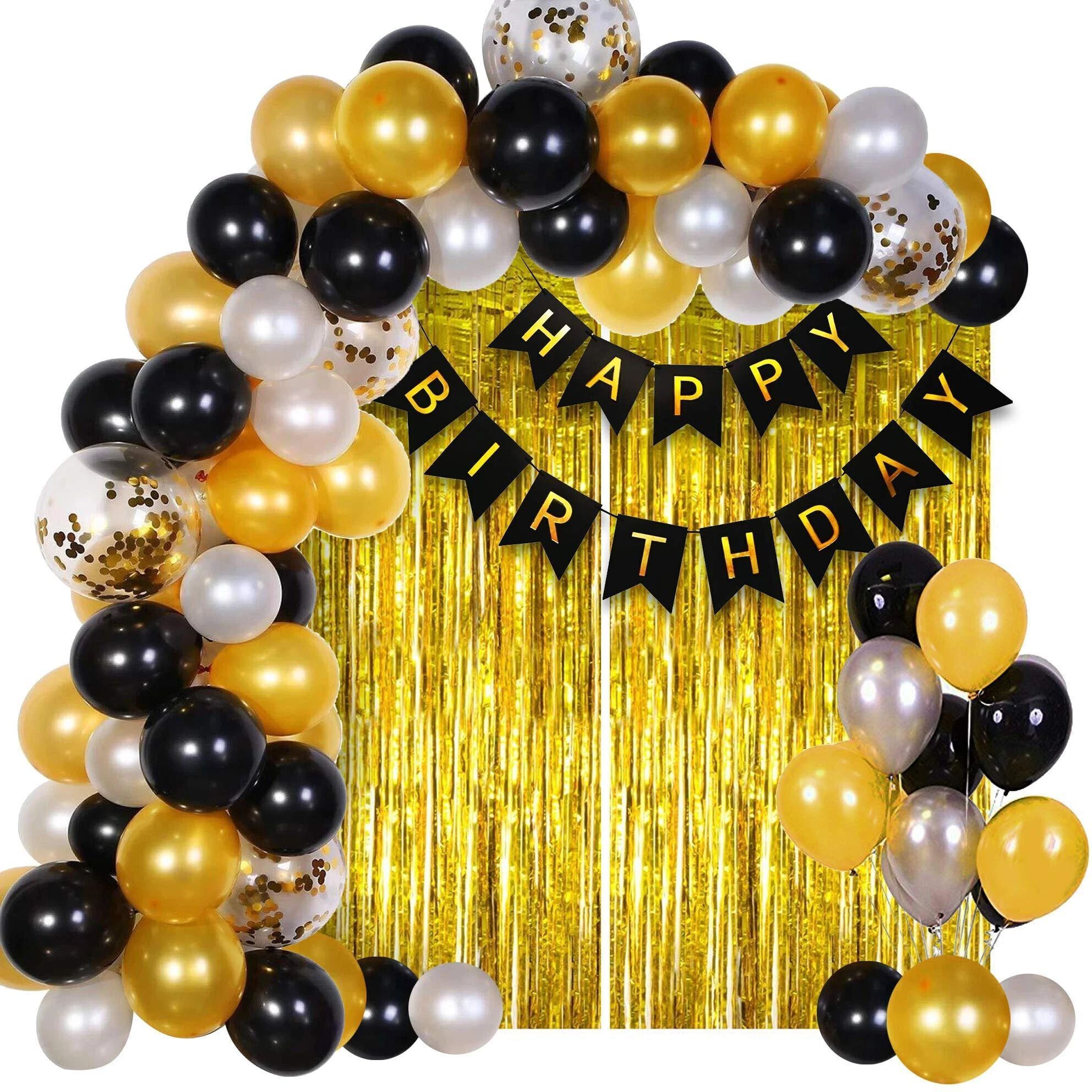 Decoration Kit Blue Yellow Purple Green Pink Orange Foil Birthday-image-37