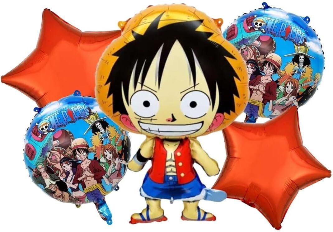 surprise decor Printed Luffy Anime Theme Foil Balloons Balloon-picture-30