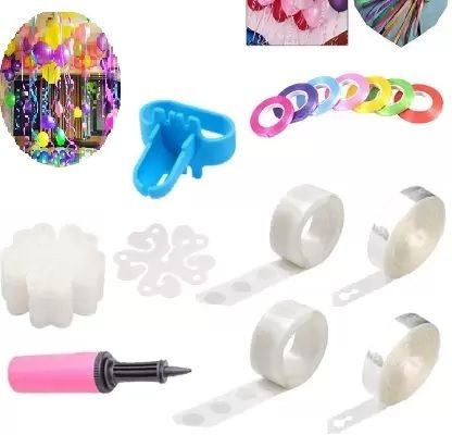 Solid Balloon Decorating Garland-Arch Strip Gluedot Flower Clip Pump Ribbon Tying Tool Balloon Bouquet-image-29