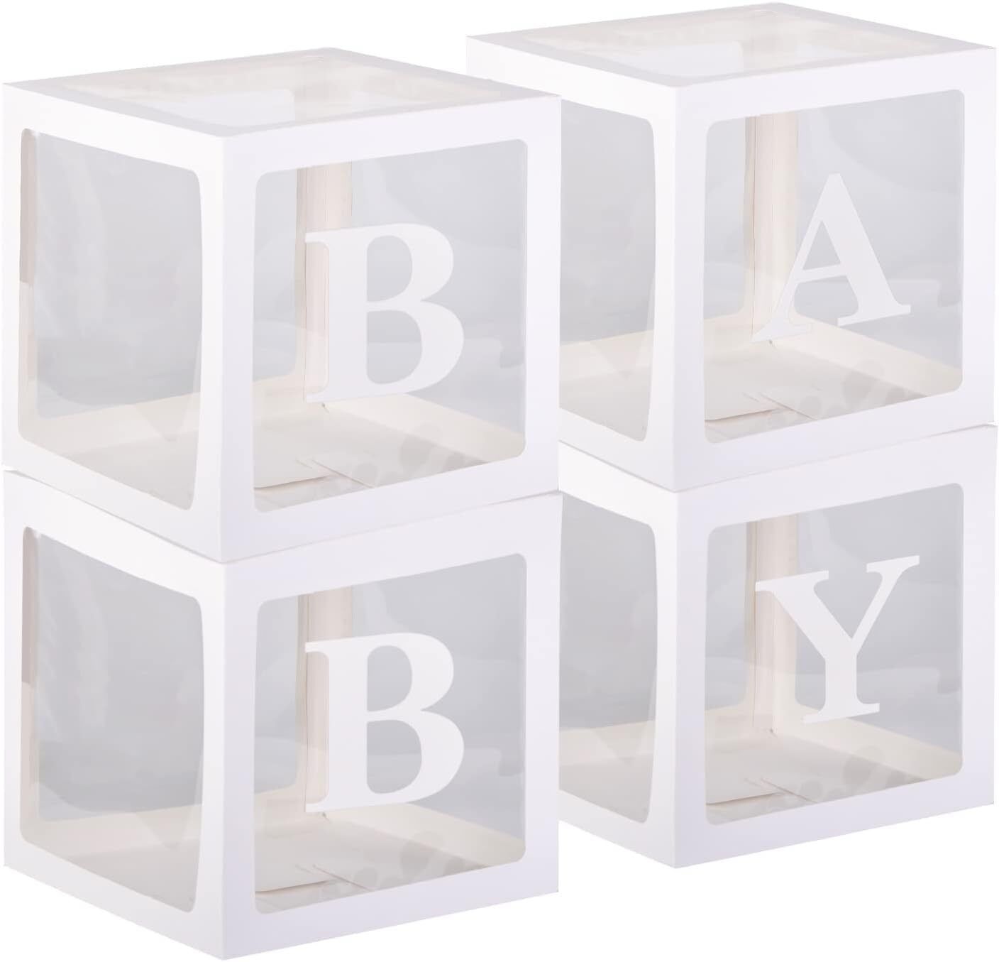 Solid Printed Baby Box for Baby Shower Decoration Letter Balloon-image-17