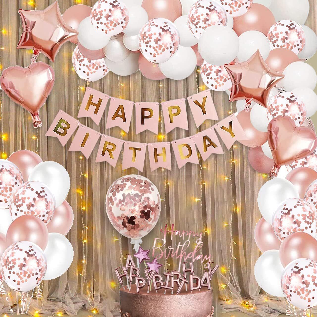 Solid Birthday Decoration Items For Girls, Boys, Kids Pcs-53 Balloons Decorations Balloon-image-43